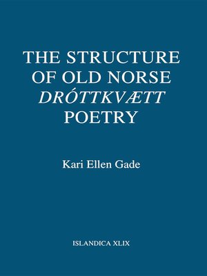 cover image of The Structure of Old Norse "Dróttkvætt" Poetry